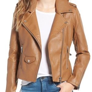 BLANKNYC Easy Rider Faux Leather Moto Jacket